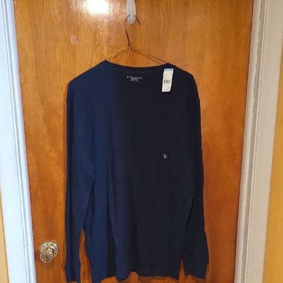 Izod Navy Blue Men's Sweater - Picture 1 of 7